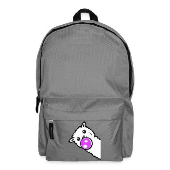 Lama Bubbles Side Side Côté Cool Mignon - Sac à dos - gris éléphant - Devant