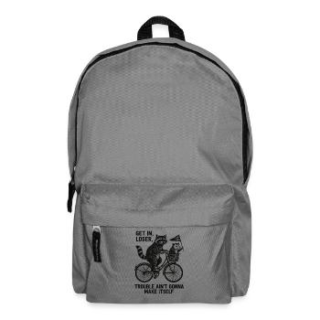 Équipe perdante du Chaos – Raccoon & Opossum - Sac à dos - gris éléphant - Devant