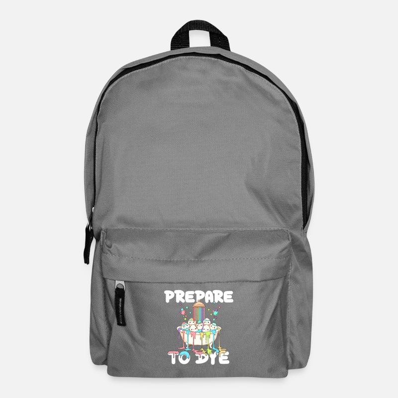 Prepare To Dye Funny Easter Egg Pun - Backpack - elephant grey