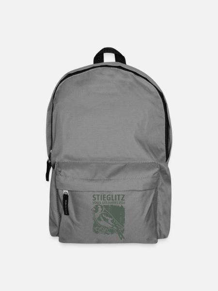 Stieglitz Vogel des Jahres 2016 - Rucksack - Mittelgrau