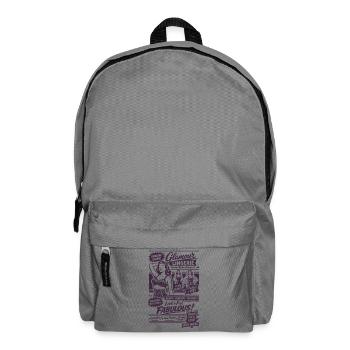 Retro Fashion Nostalgia | Women | Vintage Fashion - Backpack - elephant grey - Front