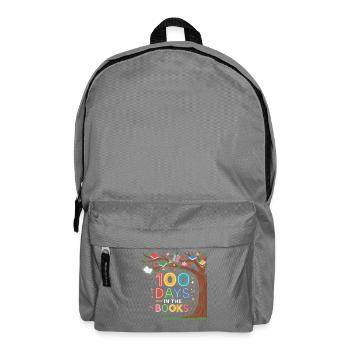 100 Tage im Buchwald - Rucksack - Mittelgrau - Vorne