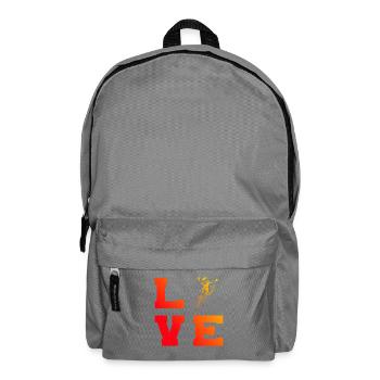 Statement für alle Handball fuer Frauen - Rucksack - Mittelgrau - Vorne