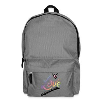 love love - Backpack - elephant grey - Front