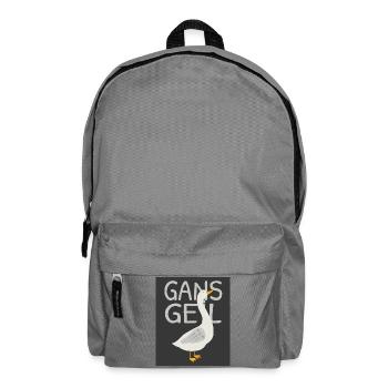 Gans geil – Witziges Tier Spruch Design - Rucksack - Mittelgrau - Vorne