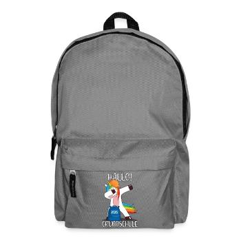 School enrolment first graders 1st grade school child 2026 - Backpack - elephant grey - Front