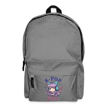 Fille K-Pop Mignonne Musique coréenne Anime Kpop Fans de Kpop - Sac à dos - gris éléphant - Devant