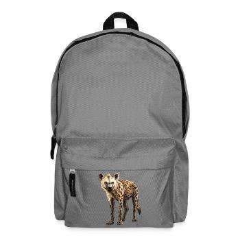 Hyänenblick im Dämmerlicht - Backpack - elephant grey - Front