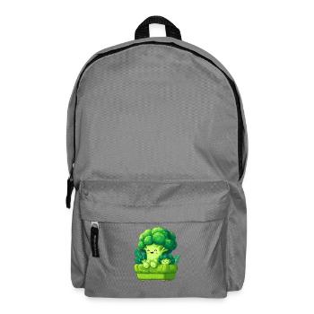 Famille des câlins brocoli - Sac à dos - gris éléphant - Devant