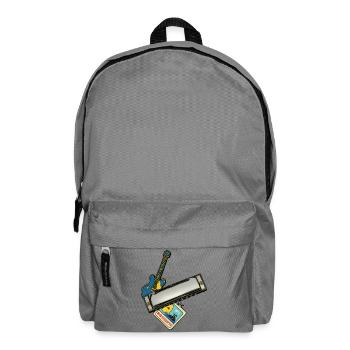 THE BLUES ROAD #1 - sound & vision - Backpack - elephant grey - Front