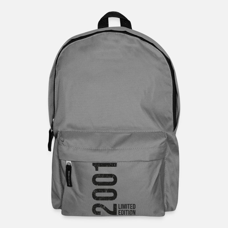 2001 Geburtstag 25 Dekoration 25. Geburtstag - Rucksack - Mittelgrau