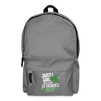 Une seule fille aime la Saint-Patrick - Sac à dos - gris éléphant - Devant