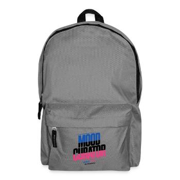 Ambiance Curator Ambiance Seulement Pas de négativité Design rétro - Sac à dos - gris éléphant - Devant