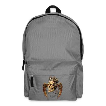 COURONNE DE CRÂNE STEAMPUNK - Sac à dos - gris éléphant - Devant