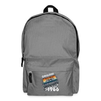 Cadeau pour le 60e anniversaire Mari Femme Mars 1966 - Sac à dos - gris éléphant - Devant