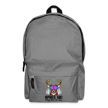 Apres Ski Party Team On Tour - Backpack - elephant grey - Front