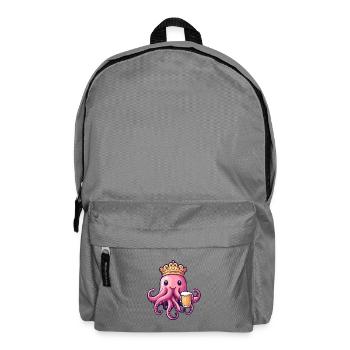 Jellyfish Beer King - Backpack - elephant grey - Front