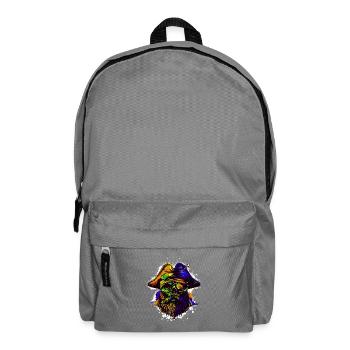 Pirat Totenkopf Kapitän - Rucksack - Mittelgrau - Vorne