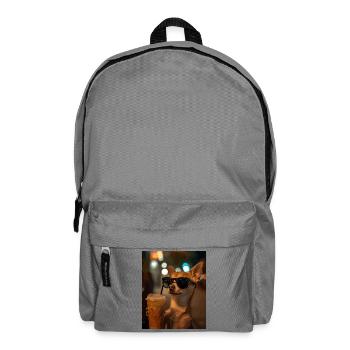 Chihuahua Night Gloss Coffee - Backpack - elephant grey - Front