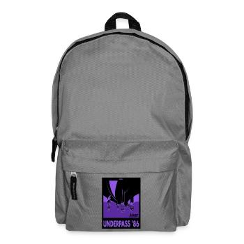 Motif graffiti du pont du passage inférieur 86 - Sac à dos - gris éléphant - Devant
