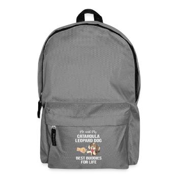 Catahoula Dog - Backpack - elephant grey - Front