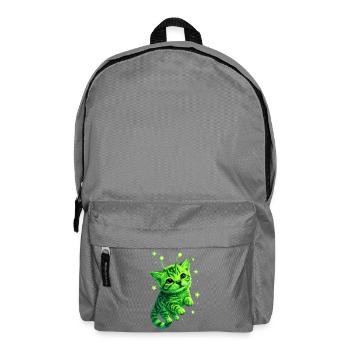 Alien Cat - Rucksack - Mittelgrau - Vorne