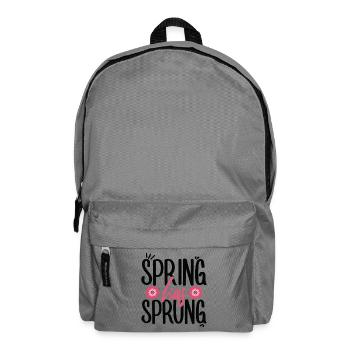 Spring Has Sprung Pagan Spring March Equinox - Backpack - elephant grey - Front