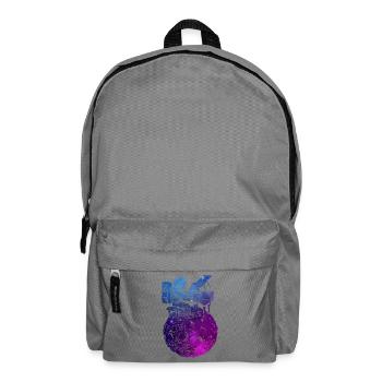Pianiste galactique sur la planète - Sac à dos - gris éléphant - Devant