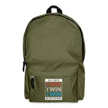 Gemini Father Gemini Dad - Backpack - olive green - Front