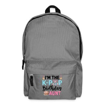 I'm The K-Pop Birthday Aunt - Backpack - elephant grey - Front