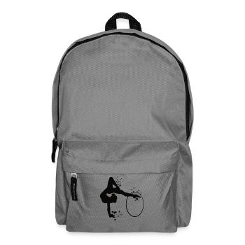 Gymnastique, cercleaux, gymnastique rythmique - Sac à dos - gris éléphant - Devant