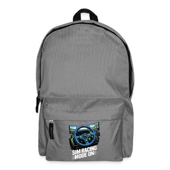 Sim Racing Modус An - Rucksack - Mittelgrau - Vorne