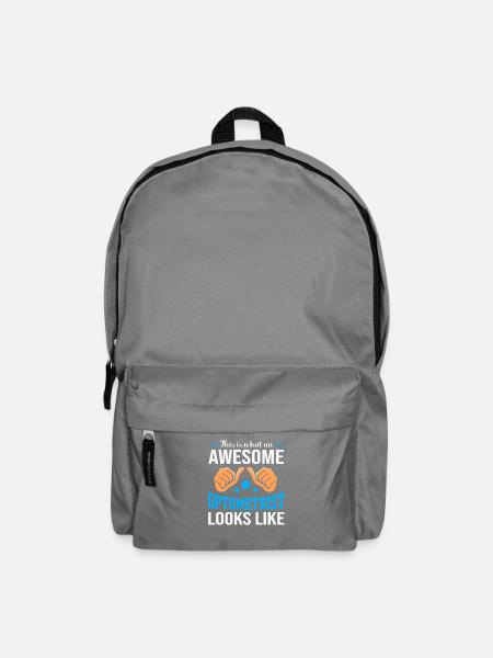 Augenarzt Optik Optiker - Rucksack - Mittelgrau