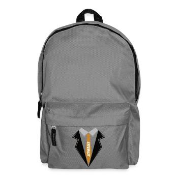 Schwager Schwäger Schwippschwager Bruder - Rucksack - Mittelgrau - Vorne