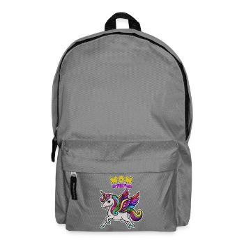 Mother of the Year Unicorn - Backpack - elephant grey - Front
