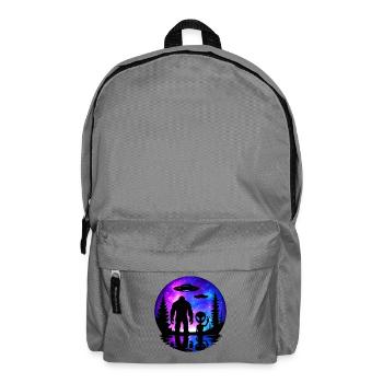 Alien Bigfoot UFO Sasquatch Believers Raumschiff - Rucksack - Mittelgrau - Vorne
