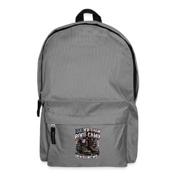 Army Mama I Didn't Raise A Quitter - Rucksack - Mittelgrau - Vorne
