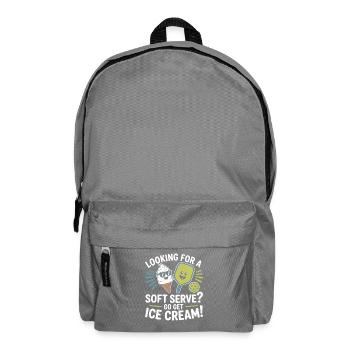 Pickleball Spieler Looking For Soft Serve Dinking - Rucksack - Mittelgrau - Vorne