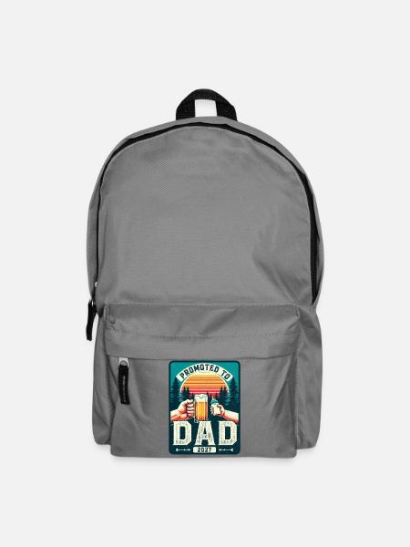 Werdender Papa loading Zukünftiger Vater 2027 - Rucksack - Mittelgrau
