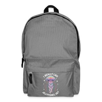 Papagei Sprüche Papagei Lustiges Papagei Geschenk  - Rucksack - Mittelgrau - Vorne