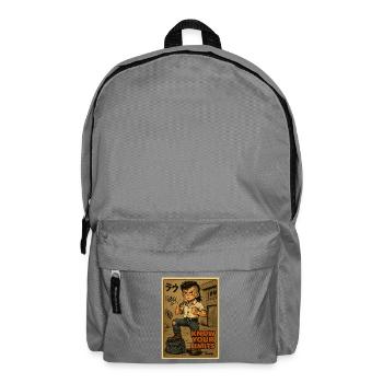 Kenne deine Grenzen Street Kid - Rucksack - Mittelgrau - Vorne