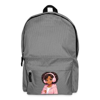 Vintage Japanese Bigfoot Gamer Anime Gaming - Backpack - elephant grey - Front
