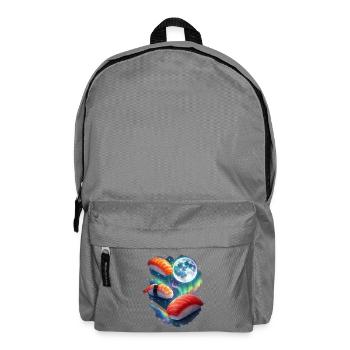 Kosmische Sushi-Nacht - Rucksack - Mittelgrau - Vorne