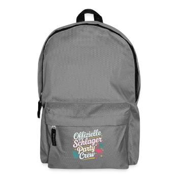 Schlager Party Crew Mallorca Flamingo JGA Malle - Rucksack - Mittelgrau - Vorne