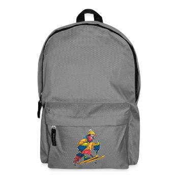 Ski Perroquet Sports d’hiver - Sac à dos - gris éléphant - Devant