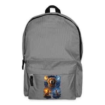 Golden Retriever Two Moons - Backpack - elephant grey - Front