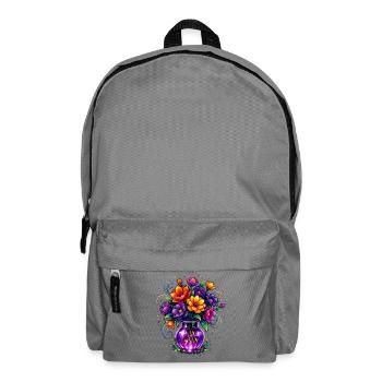 Beltane Flowers May Day Celebrations Pagan - Backpack - elephant grey - Front