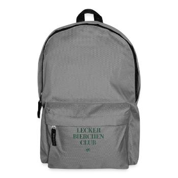 lecker Bierchen Club - Rucksack - Mittelgrau - Vorne