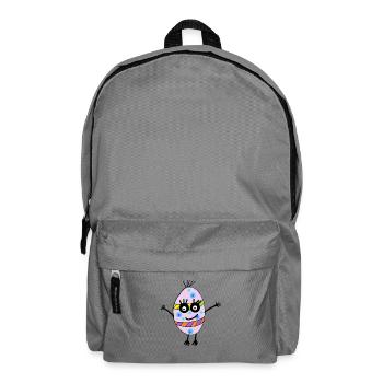 Ei Emotionen Happy Ostern Kinder - Rucksack - Mittelgrau - Vorne
