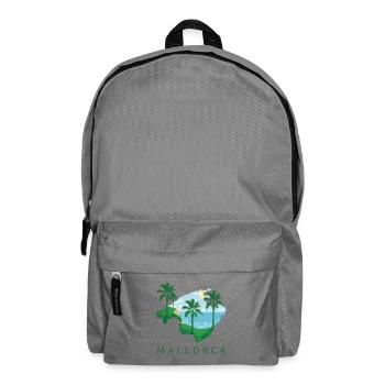 Mallorca Palm Island Sunset - Backpack - elephant grey - Front